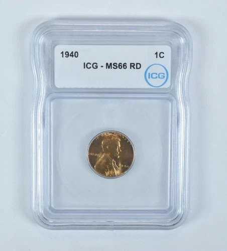 1940 Lincoln Wheat Cent MS66 RD ICG
