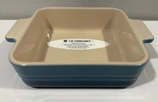 Le Creuset Square Dish 14cm Stoneware Marine Blue Baking