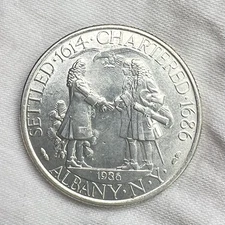 1936-P Albany New York NY Commemorative Half Dollar 50c Uncirculated