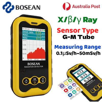 BOSEAN Geiger Counter Nuclear Radiation Detector X-ray Beta Gamma Radioactivity