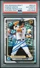 2024 1st Bowman Chrome Konnor Griffin Signed Refractor Card Auto 10 PSA