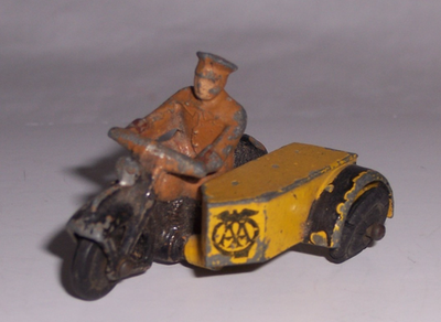 Scatola Dinky 44b Riproduzione &ndash; Anni '50, Moto Polizia, Scala 1:64, Solo Box