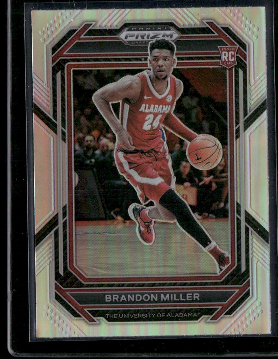 2023 Panini Prizm Draft Picks Brandon Miller #63 Silver