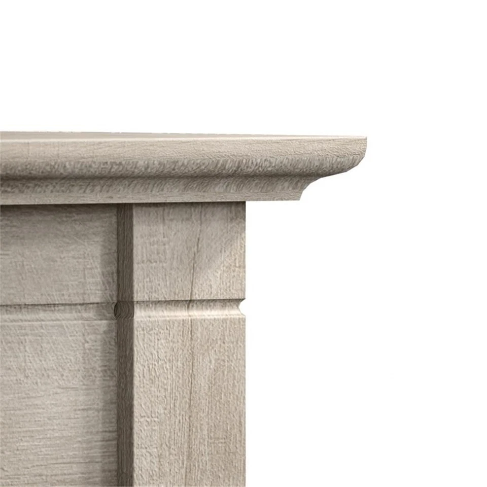 Bush Furniture Key West 60W L Shaped Desk in Washed Gray - Engineered Wood - Image 4 of 4