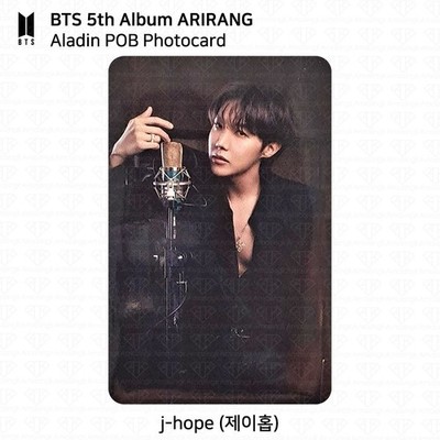 その他 BTS ARIRANG ALADIN BTS 5th Album ARIRANG Aladin POB Photocard V JUNGKOOK JIMIN SUGA