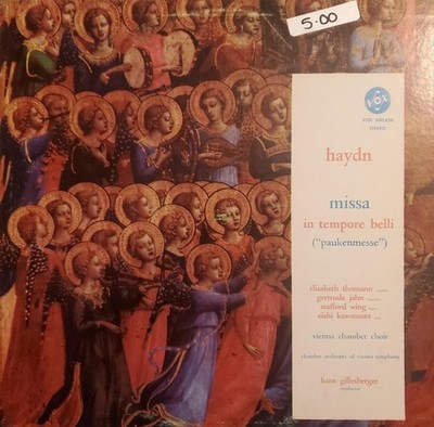 Joseph Haydn - Elisabeth Thomann, Gertrude Jahn, Stafford Wing, Eishi Kawamura, 