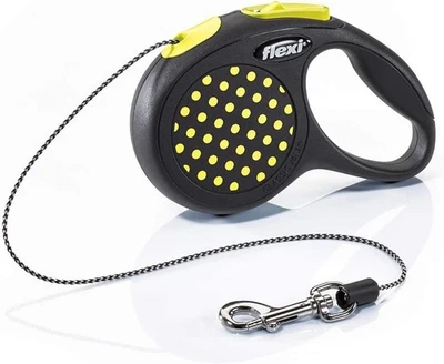 FLEXI Neon Comfort - Größe XS - Länge 3m - Cord Kordel - für Hunde bis 8 kg