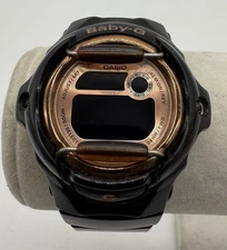 CASIO Baby-G BG-169G Watch Quartz Digital Black/Rose Gold Black Need Battery