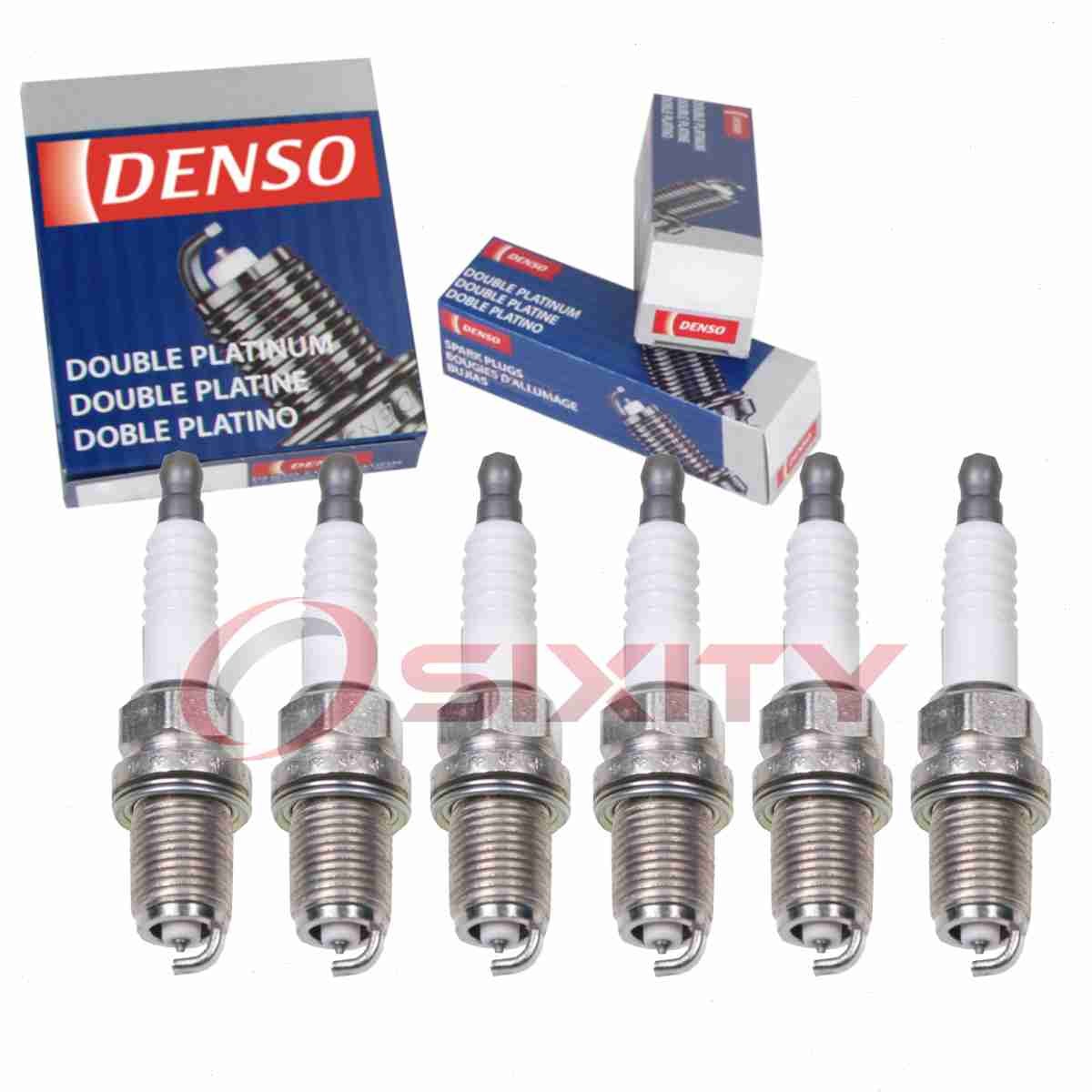 6 pc Denso Platinum Long Life Spark Plugs for 2000 Nissan Xterra 3.3L V6 dz