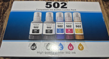 Inkrobat - 502 Compatible Ink Bottles Combo Pack for Epson Ecotank Printer NOS