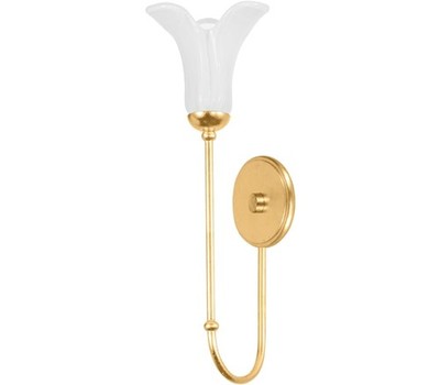 Hudson Valley Montclair Wall Sconce, 1-Light, Vintage Gold(BULB(S) NOT INCLUDED)