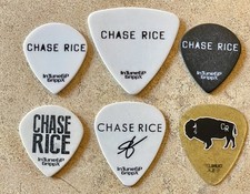 Chase Rice Tour Guitar Picks THOMAS RHETT DUSTIN LYNCH MORGAN WALLEN SAM HUNT