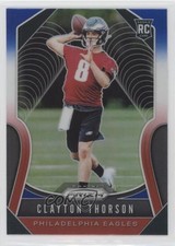 2019 Panini Prizm Rookies Red White & Blue Prizm Clayton Thorson #310 0wp8