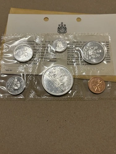 1966 SILVER Royal Canadian Mint Proof Like Canadian Set w/OGP & COA