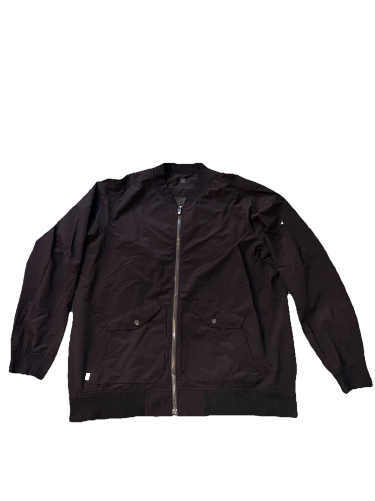 QOR Grey Bomber Jacket Commuter Schoeller Windproof Insulated Size XXL
