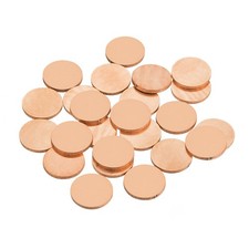 Stamping Blank Brass Round DIY Crafts Tags Copper, 12mm/0.5", Pack of 24