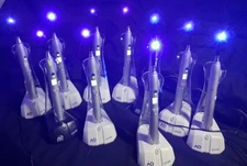 1 Acteon Blue Ray 3 Micro flash LED With Battery Charger with cord