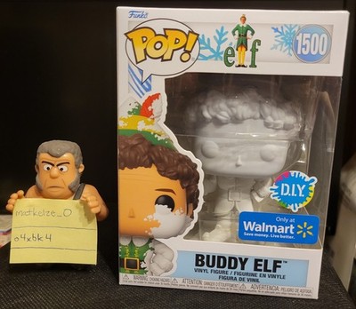 Funko Pop! Movies Vinyl: BUDDY ELF #1500 Walmart Exclusive DIY w/Soft Protector