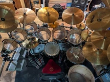 Pearl Masters Custom MMX Drumset Paiste 2002, Signature, DW, Gibraltar, Wuhan