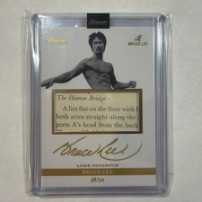 2024 Keepsake Bruce Lee 50th Series 2 Laser Signapatch Personal Relic 38 /50