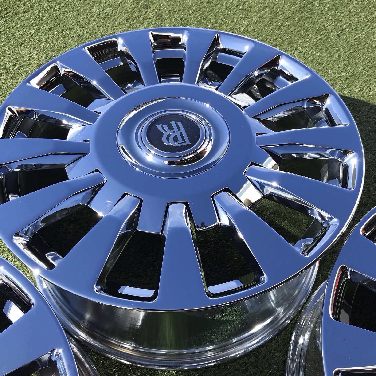 22 BENTLEY CHROME PHANTOM RIMS OEM FACTORY RIMS VIII GENUINE NEW