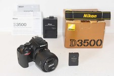 Nikon D3500 DSLR Camera with 18-55mm Lens - Very Low shutter count