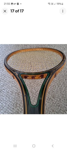 Rare Vintage Classic Prince Woodie Tennis Racket Maple Ash & Graphite. Free P&P. - Picture 17 of 17