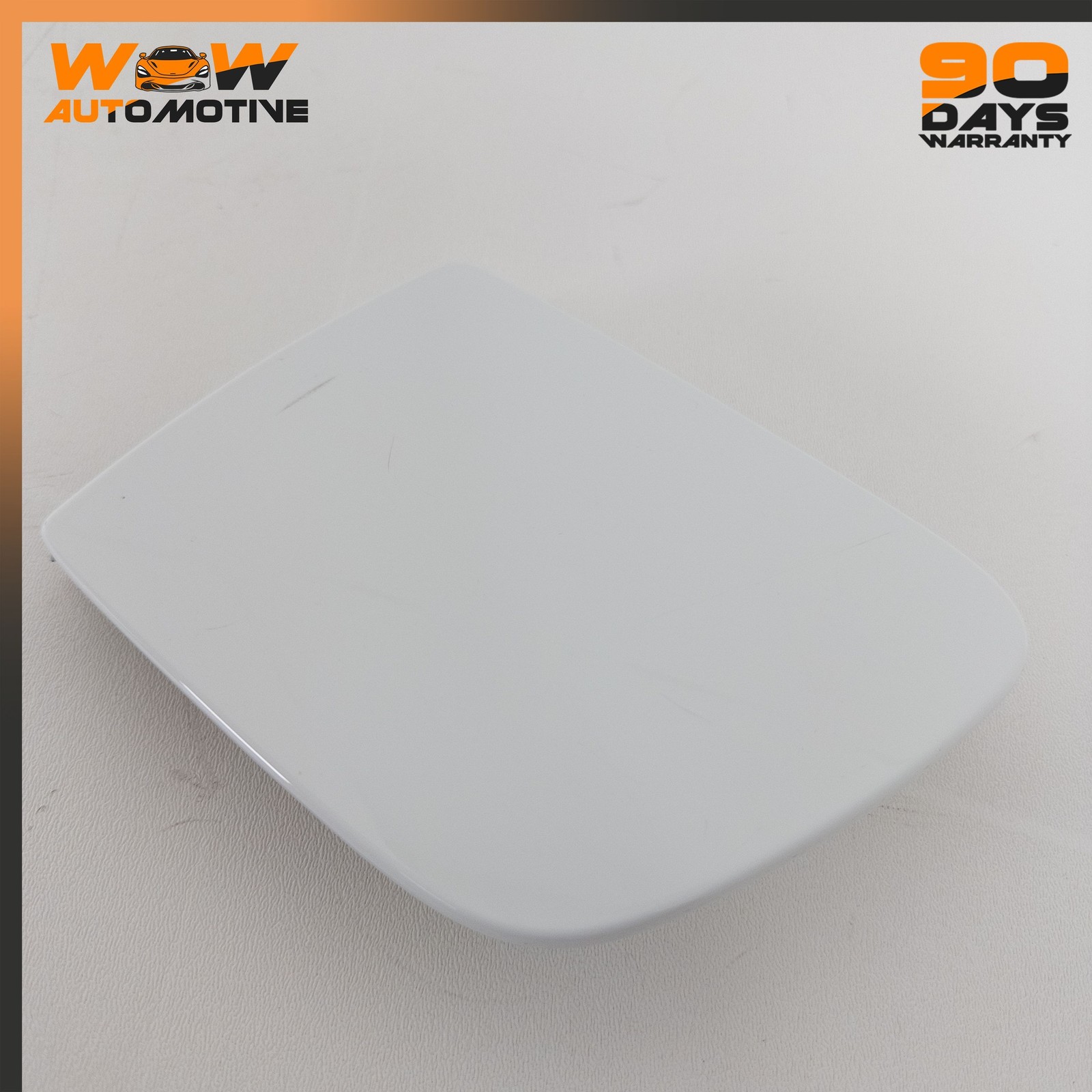 08-13 CHEVROLET CORVETTE C6 FUEL DOOR LID GAS TANK COVER WHITE 20978682 OEM