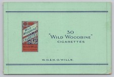 Wild Woodbine Cigarette Card Package Insert