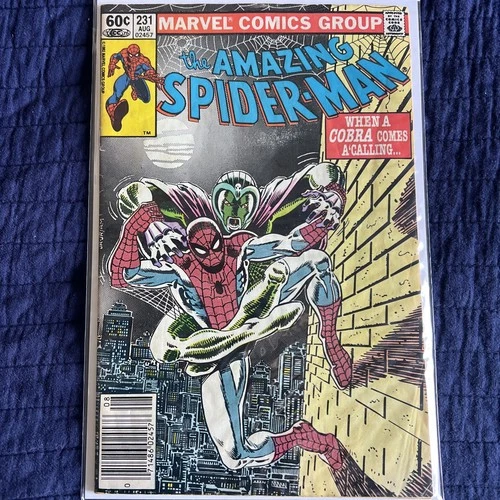 Amazing Spider-Man #231 NEWSSTAND (1982) John Romita Jr. Cobra Cover
