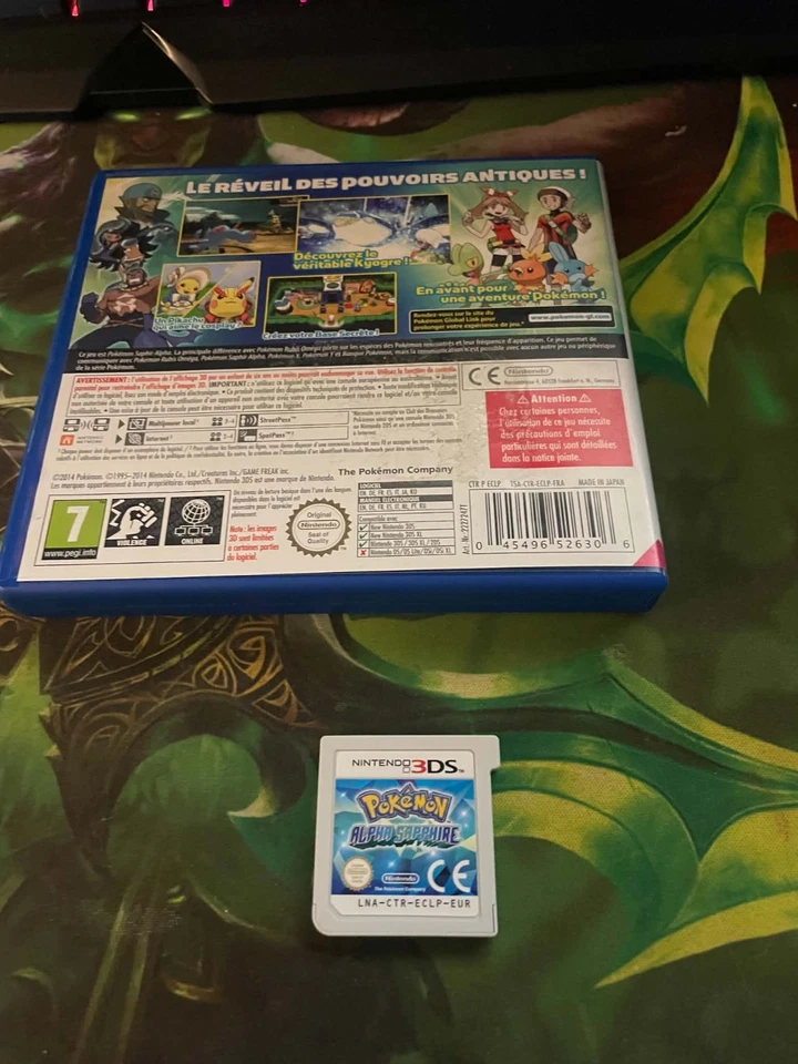 Pokémon Saphir Alpha - Édition Limitée (Nintendo 3DS, 2014), photo 2 sur 2