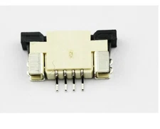 10pcs FFC FPC 4-pin 1.0mm 1mm Pitch Ribbon Flat Connector Socket ZIF HDD