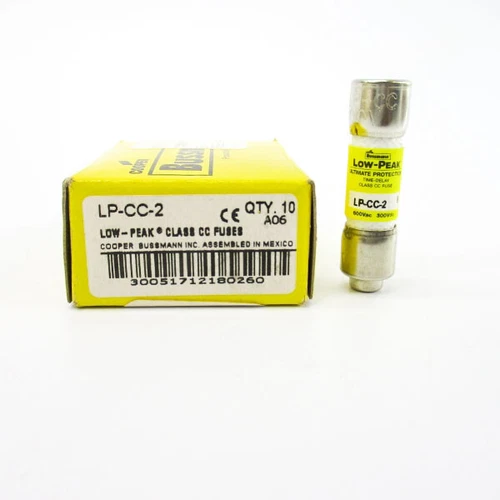 BUSSMANN LP-CC-2 600VAC/300VDC 2A (PKG OF 10) NSMP