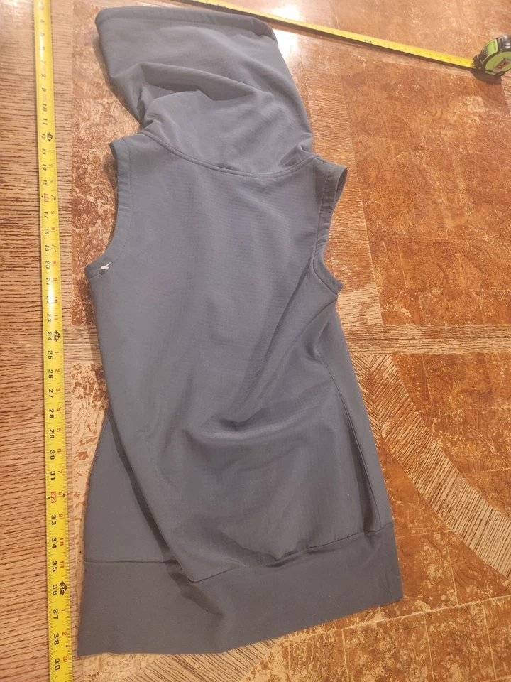 Nike серый жилет легкий ходьбы молнии женщин маленький * больше в магазине * #s100 - Изображение 4 из 4