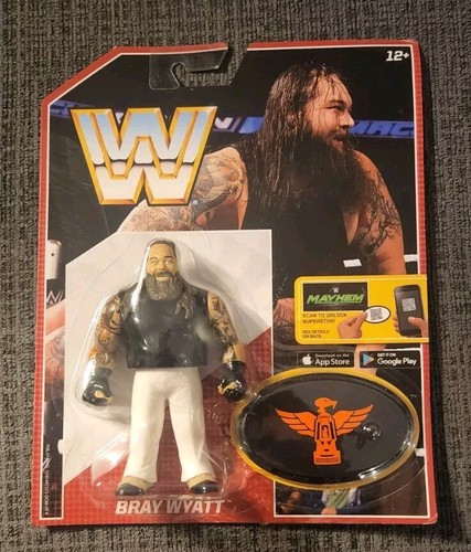 WWE MATTEL RETRO SERIES 6 BRAY WYATT WRESTLING FIG...