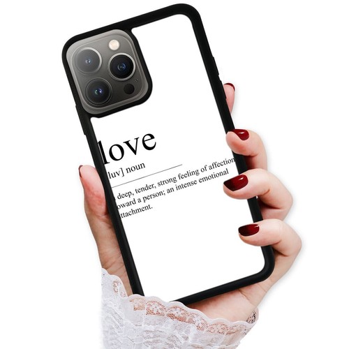 For iPhone SE XS XR Max 5 6 7 8 Plus Anti scratch Cover Love Definition meaning - Picture 22 of 25