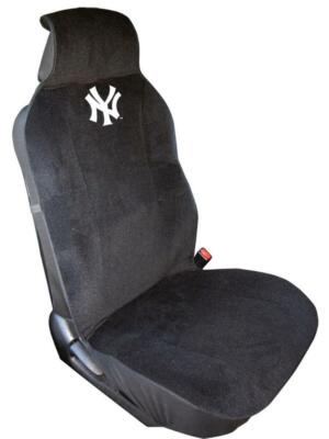 New York Yankees Embroidered Seat Cover [New] Car Auto MLB Black