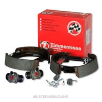 Zimmermann Bremsbacken + Radbremszylinder FüR Citroen C2 C3 I + Ii Peugeot 1007