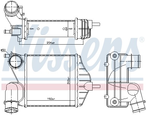 96653 Nissens LadeluftküHler FüR Fiat,Lancia-image