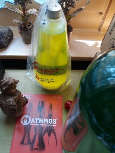 Mathmos Ersatzflasche Yellow-White für Lavalampe Astro Sonderfüllung Gelb-Weiß - Bild 8 von 13