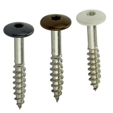 Fassadenschrauben Holzschrauben Schrauben Edelstahl A4 - 5,5x35 mm 100 Stück