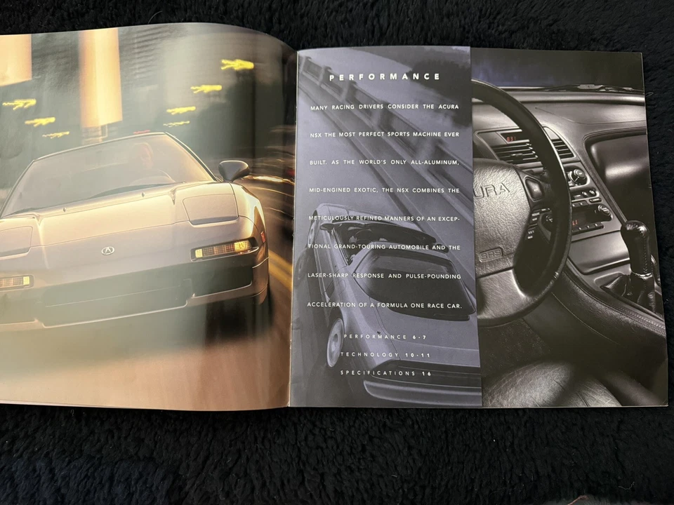 Brochure Catalogo Vendite OEM Del Concessionario Acura NSX E NSX-T Targa 1999 - Immagine 4 di 4