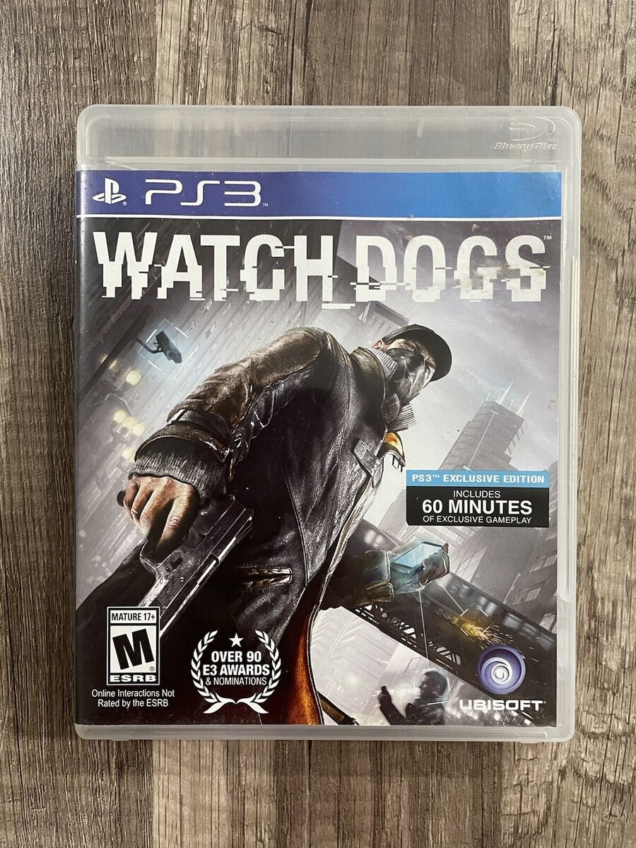 PS3 - Jogo Watch Dogs do Vídeo Game Playstation 3 - PS3, funcionando,  conservado