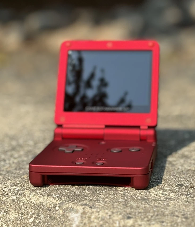 GBA SP Gameboy Advance SP Handmade Gamer’s Gaming Console IPS V2/V5 & USB C Mod - Image 4 of 4