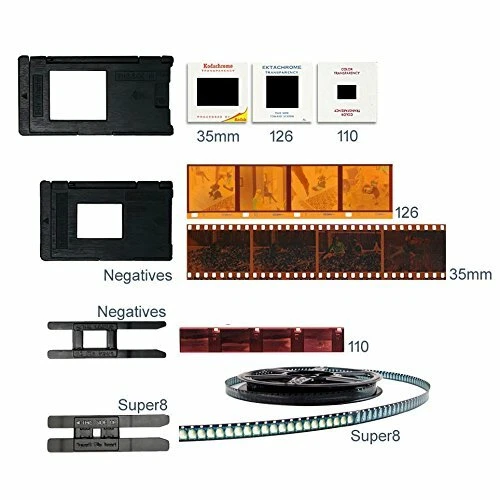 22MP 35mm 110 Slide Negative 126KPK Super 8 Film Silde Scanner Digital Converter - image 4 of 4