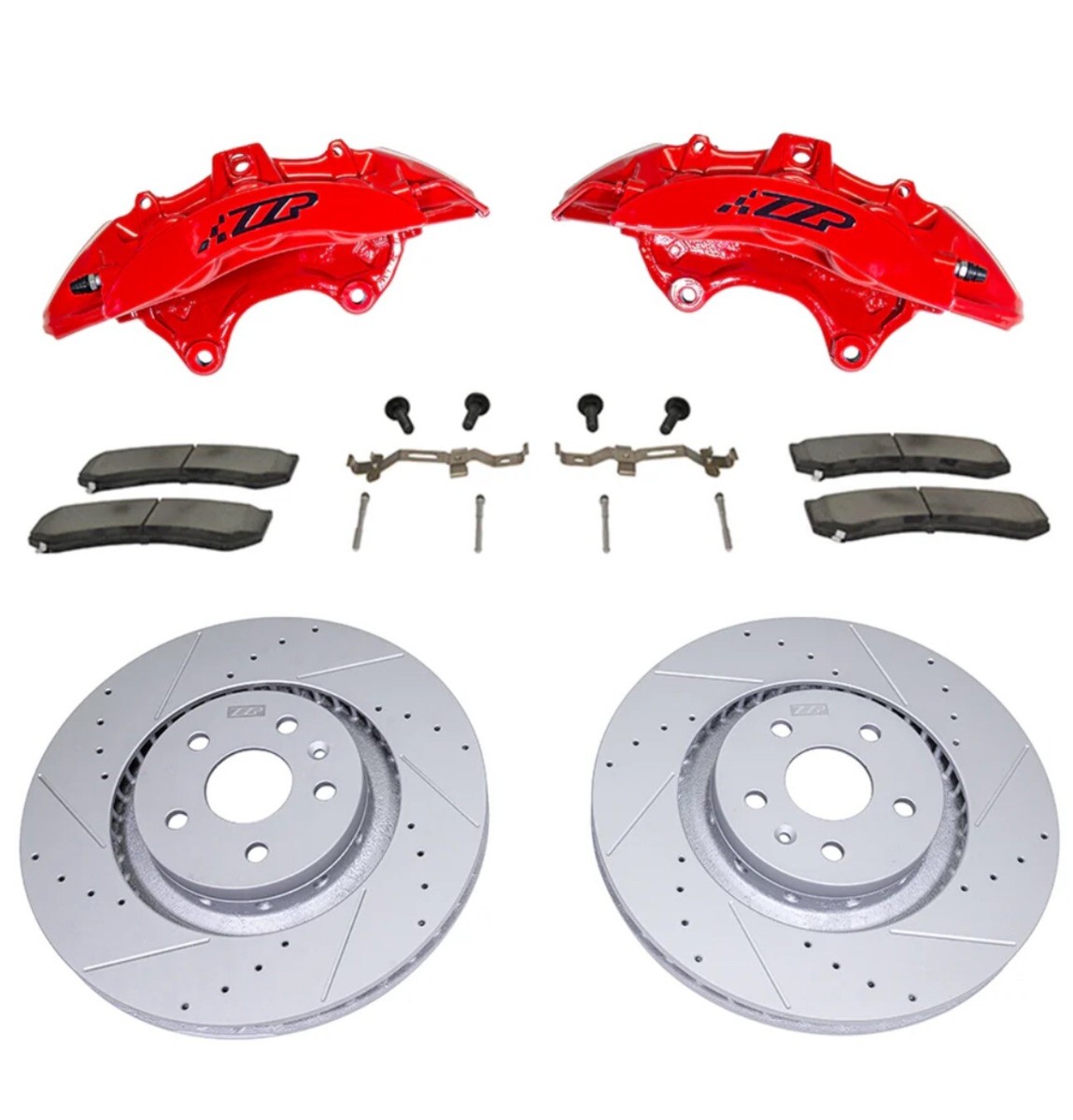 2008-2009 Pontiac G8 6 Piston Front Brake Upgrade | Red | Painted