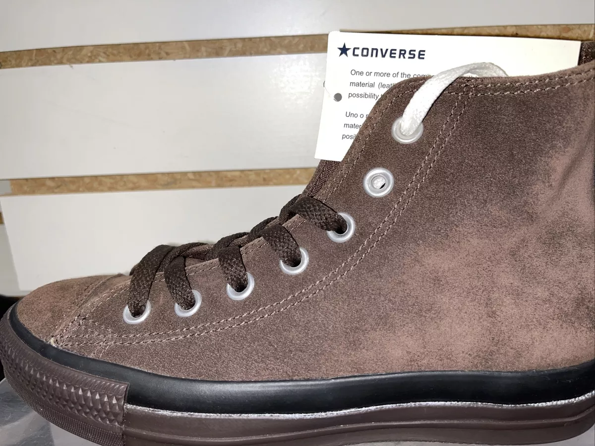 Converse leather chocolate deals