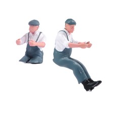 1/18 1/24 1/64 1/87 Miniatures Outfit Old Man Driver Scene Figure For Car Toys