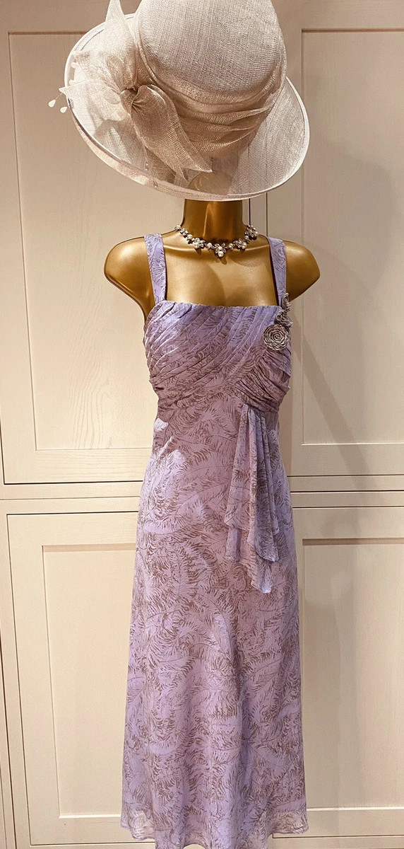 sachin and babi light blue dress Blue Floral Pleated Chiffon Dress