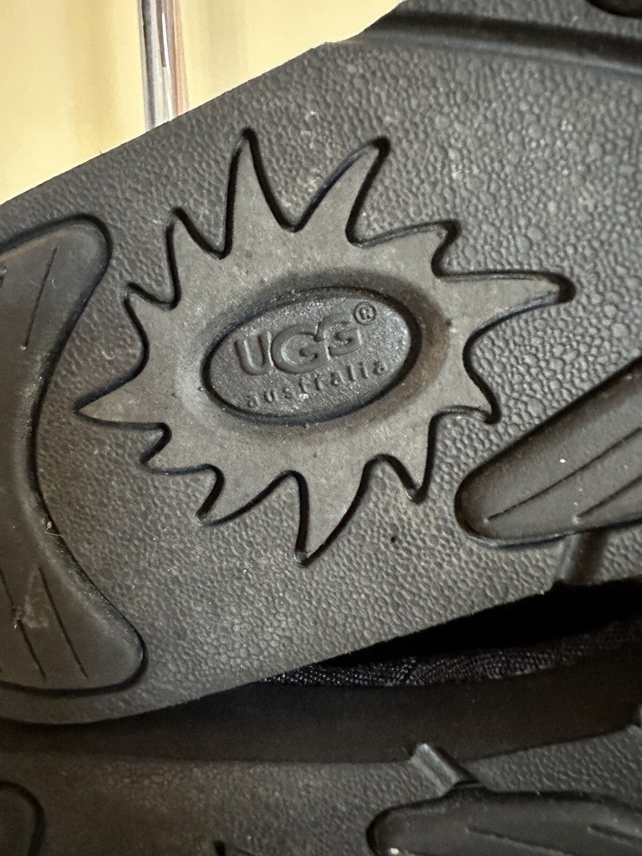 UGG Australia 5163 Upside Tall Suede Lace-Up Black Suede UGG Australia 5163 Upside Tall Suede Lace-Up Black Suede